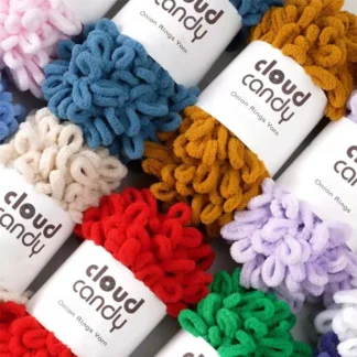 100g/rollo de hilo de bucle para dedo, hilo grueso de chenilla suave hinchado, manta tejida a mano, bufanda, hilo de tejer de ganchillo, venta de hilo DIY