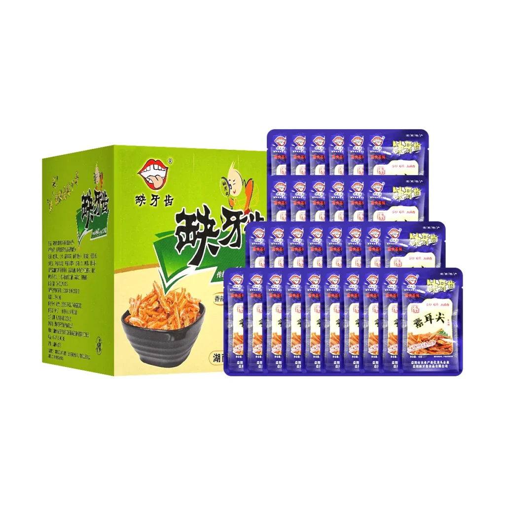 QUEYACHI-trituradoras Konjac, sabor picante y aromático, 0,56 oz * 3 paquetes * 30 bolsas, 3 paquetes