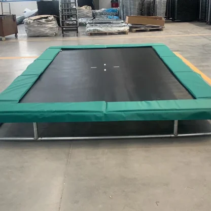 Trampolín rectangular en el suelo, gran oferta