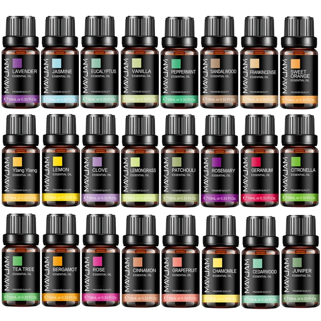 MAYJAM 10ML aceite esencial lavanda jazmín eucalipto vainilla sándalo bergamota romero citrella canela aceite aromático