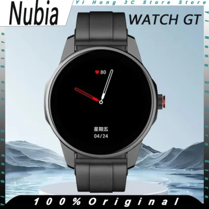 Nubia WATCH GT relojes inteligentes Bluetooth Monitor de salud de larga resistencia reloj deportivo multifuncional reloj personalizado inteligencia AI