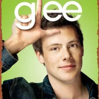 Glee-letrero de estaño decorativo, carteles de película de Metal Vintage, decoración de pared, 8x12 pulgadas