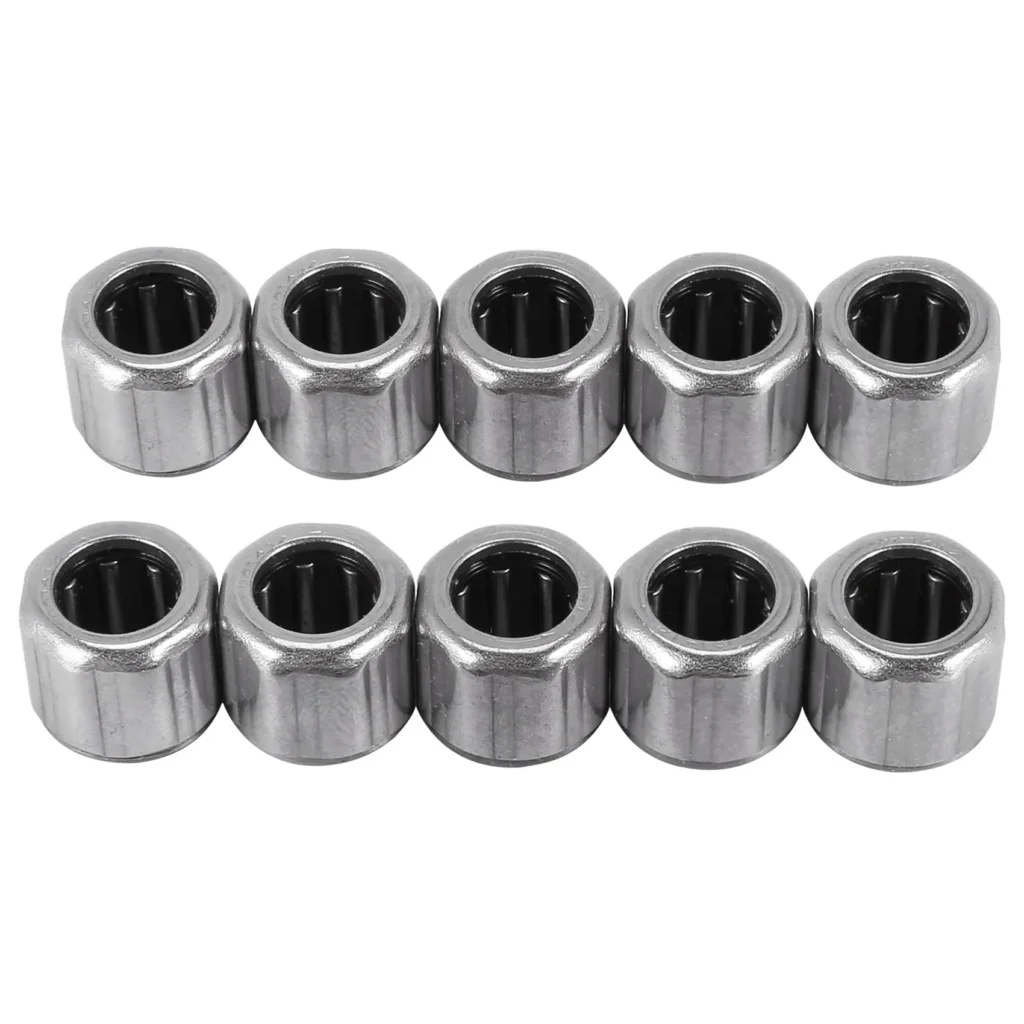 10 Uds rodamiento de agujas HF 081412 Rodamiento de agujas unidireccional octagonal de anillo exterior 8X14X12mm para la industria de fabricación