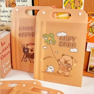 Soporte Vertical para almacenamiento de archivos de capibara, gran capacidad, 13 bolsillos, organizador de tareas de capibara, bolsa de almacenamiento de capibara bonita de dibujos animados