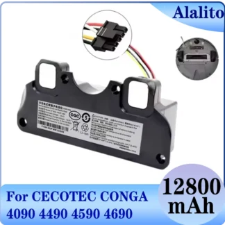 Nuevo 14,4 V 100% Original perfecto a juego adecuado para CECOTEC CONGA 4090 4490 4690 4590 12800mAh paquete de batería de Robot móvil