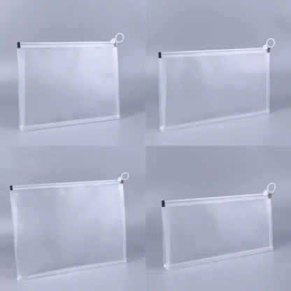 Bolsa para carpetas de suministros, bolsa con cremallera, papelería escolar, carpetas con cremallera, bolsa para documentos, bolsillos para carpetas, carpeta escolar, archivador de oficina