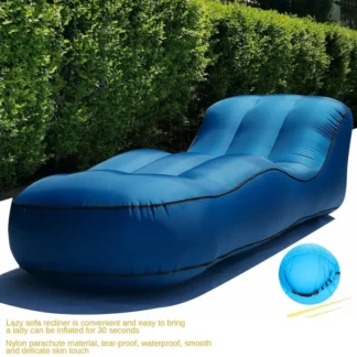 Sofá inflable de agua portátil para exteriores, cama de aire para playa, cama plegable para acampar, saco de dormir, cojín de aire