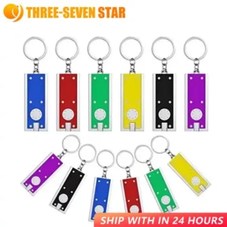 Minilinterna LED para llavero, lámpara de luz blanca para búsqueda de astigmatismo al aire libre