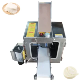 Máquina automática comercial de piel de bola de masa Wonton de acero inoxidable, máquina de fideos hecha a mano de imitación