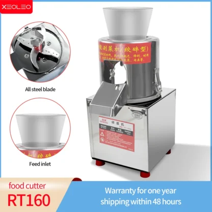 XEOLEO-picadora de verduras de 250W, máquina cortadora de relleno, procesador de alimentos de ajo/chalota/carne, 1350rpm/min