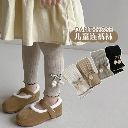 Calcetines infantiles mallas pantimedias niña algodón peinado