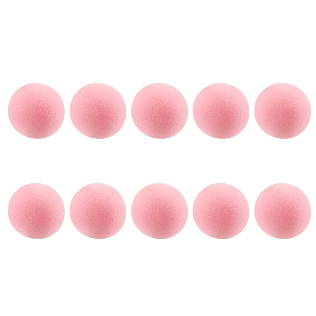 Paquete de 10 parabrisas de micrófono con auriculares de solapa, cubierta de espuma de esponja para micrófono, parabrisas de micrófono Lavalier de tamaño Mini rosa