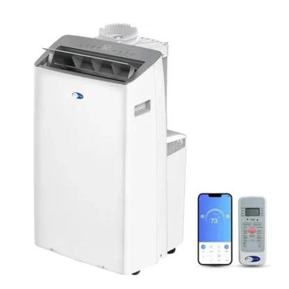Aire acondicionado inversor portátil, deshumidificador de doble manguera de 14000 BTU, ventilador de refrigeración interior, Control Wi-Fi, 600 pies cuadrados, NEX ARC-1230WN 4
