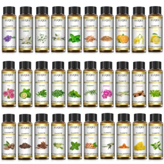 EUQEE 10ml aceite esencial Natural puro lavanda jazmín eucalipto vainilla sándalo naranja dulce limón Oregano Neroli fragancia