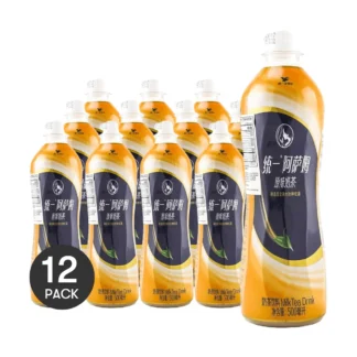 Unif Assam-Bebida de té con leche, dulce y refrescante, 15,21 floz * 12 paquetes, 12 paquetes