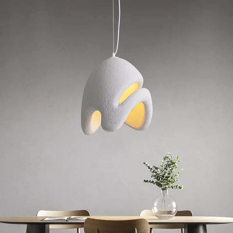 Lámpara colgante moderna de wabi-sabi, decoración del hogar con personalidad original para salón, comedor, dormitorio, cafetería