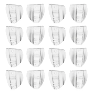 AB53 8 pares de gafas de seguridad laterales, protector lateral transparente sin cordones para gafas de seguridad: se adapta a la mayoría de las gafas (M-L)