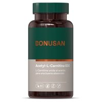 Acetil L-Carnitina 60 cápsulas de 500mg - Bonusan