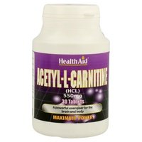 Acetyl L Carnitine 30 comprimidos de 550mg - Health Aid