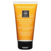 Acondicionador Nutritivo y Reparador para Cabello Seco-Dañado Con Oliva y Miel 150 ml - Apivita