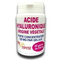 Ácido hialurónico 60 cápsulas vegetales de 120mg - Vital Osmose