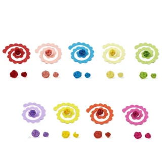 Rollo de 60 uds de tiras de papel para acolchar con flores rosas, 10 colores, manualidades, hacer papel, flores falsas para bricolaje, álbum de recortes hecho a mano, Quilling