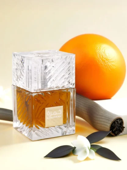 Lattafa-khameah EDP Perfume Unisex, espray de larga duración, fragancia elegante y picante, nota cálida de aroma masculino Premium, 3,4 Oz