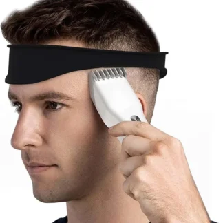DIY cortes de pelo caseros diadema curvada escote de silicona plantilla de afeitado y guía de corte de pelo herramienta de peinado