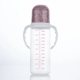 Biberón anticólicos Bling de 260ml, diseño fácil de limpiar y pezón de silicona suave, sin BPA, ftalato, regalo para Baby Shower