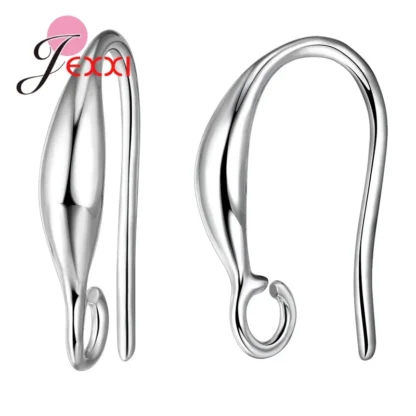 10 Uds/5 pares de pendientes de plata de ley 925 auténtica, accesorios de joyería de moda para mujer de alta calidad para bricolaje