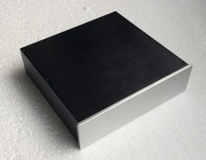 430x120x410mm DIY preamplificador de aluminio carcasa para amplificador caja de auriculares caja de alimentación preamplificador trasero clase DAC chasis trasero HiEnd PSU