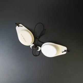 Gafas de Metal blanco de cerámica para pacientes con láser e IPL, con láser y procedimientos de luz pulsada intensa