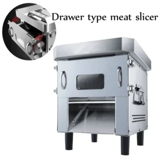 Nueva máquina cortadora de carne multifunción, cortadora de verduras eléctrica comercial de acero inoxidable, máquina cortadora de carne de 220V/110V