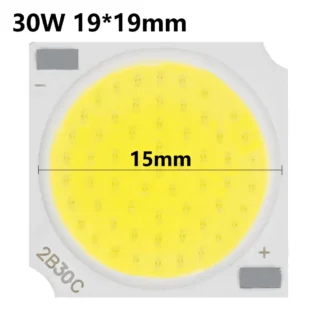 1 Uds Chip COB 1919mm 10w 12w 15w 18w 24w 30w fuente de diodo emisor de luz accesorios para focos y luces de pista para reparación