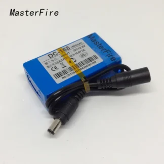 4 unids/lote Mini DC-168 portátil 12V 1800mAh batería de iones de litio de polímero recargable de alta capacidad para baterías de cámara CCTV