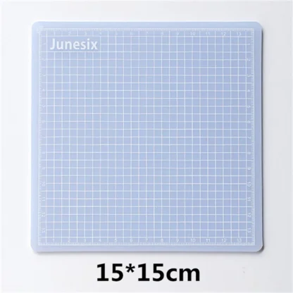 Estera de corte de PVC autocurativa de doble cara, almohadilla de grabado para manualidades, herramienta de tallado de sello de goma Manual de artista, tablero cortador para estudiantes, 15cm