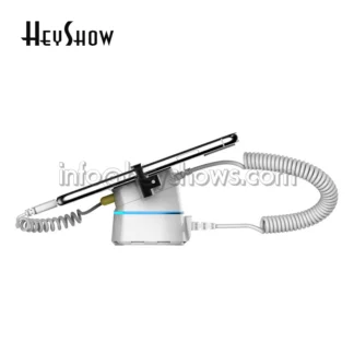 Soporte de alarma antirrobo de seguridad para teléfono móvil, soporte de pantalla antirrobo para iPhone para exposición con garra