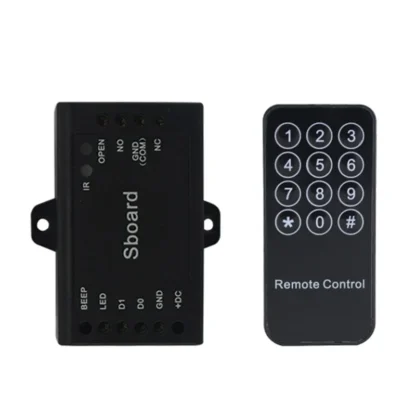12vdc Sboard Mini controlador de cerradura de puerta única controlador de acceso de puerta única conectar para lector de teclado de proximidad Wiegand 26 ~ 37