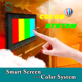 Superb-sistema de color de pantalla inteligente para sala de escape, ajuste de 4 piezas a colores correctos para desbloquear, 1987 charmber, accesorio real