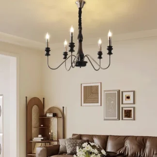 Lámpara de araña Led moderna de cobre americano para sala de estar, comedor, luces colgantes, isla de cocina, lámpara colgante de techo