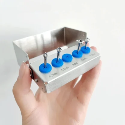 Kit de colector de huesos dentales, juego de brocas para implante, 4,2/5,2/6,2/7,2 MM, instrumentos quirúrgicos para dentista, herramientas para implantes dentales
