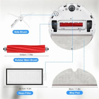 Kit de accesorios para Roborock Q7+, Q7 Max, Q7 Max+ Piezas de aspiradora_AC79