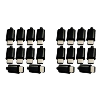 N11R-20 piezas 12V PD/QC Placa señuelo módulo de carga rápida con Shell PD 2 3,0 DC disparador USB tipo C macho QC4 conector de carga negro