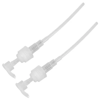 Dispensador de jabón de manos negro de acero inoxidable, bomba de loción, dispensadores de espuma de repuesto, 2 uds.