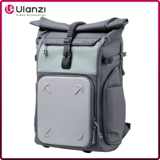 Mochila para cámara Ulanzi BP04 de carcasa dura, bolsa de fotografía de gran capacidad, acceso rápido lateral espacial DIY para viajes al aire libre