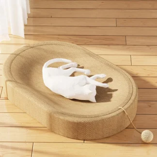 Cama rascadora para gatos, almohadilla rascadora moderna para gatos, garras de molienda en interiores, gatito
