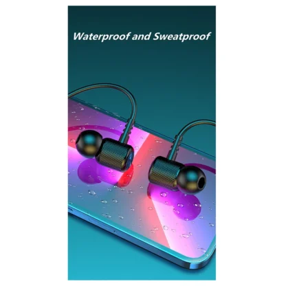 Auriculares Bluetooth inalámbricos QA88X, auriculares estéreo HiFi de música, auriculares intrauditivos deportivos con cancelación de ruido y micrófono