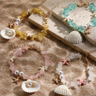 Pulsera de onda de surfista ola de mar ajustable impermeable hecha a mano pulsera de amistad tobillera joyería para mujer