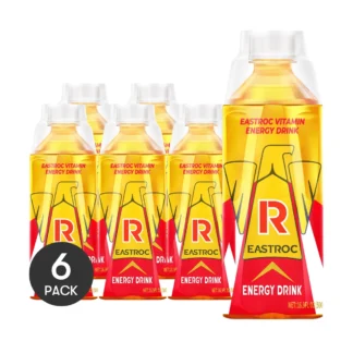 EASTROC-superbebida energética con extracto de Guarana, taurina y té verde, 16,9 floz * 6 paquetes, 6 paquetes