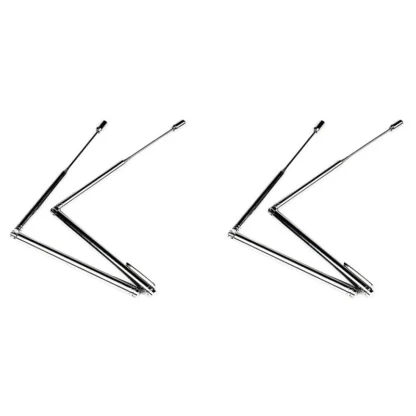 Varilla de radiestesia portátil, herramienta detectora de agua, varillas ajustables, Flexible, adivinación, espíritu de agua, fantasma, artículos enterrados en oro, 4 Uds.